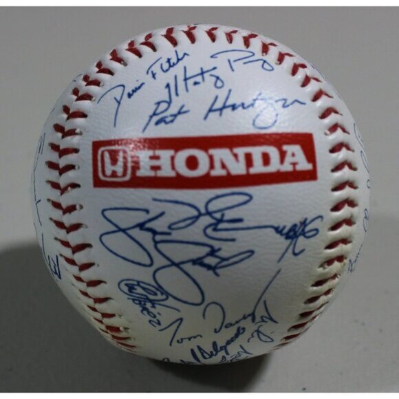 Vintage 90s Toronto Blue Jays Anniversary Honda Team Signed Baseball Collection - Picture 4 of 7